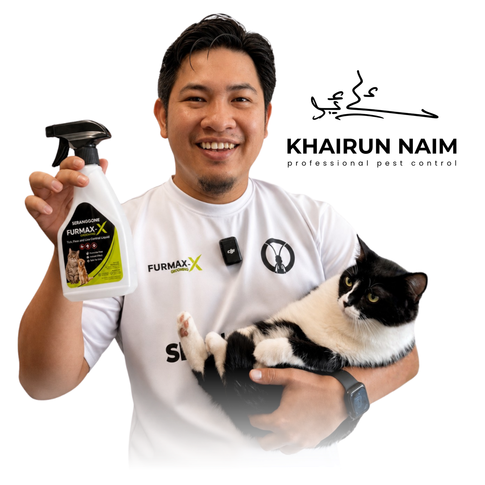 Penyembur pembasmi kutu kucing