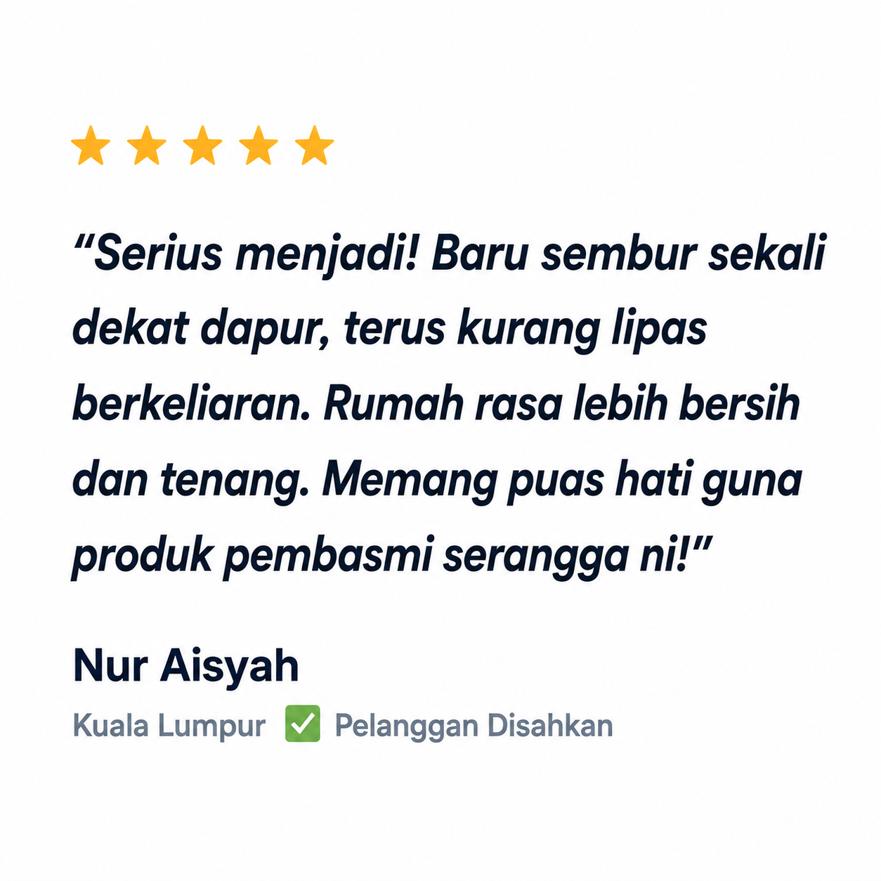 Testimoni pelanggan 1